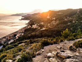 Sunset hike in Finale Ligure